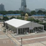 Commercial Expo Outdoor Market Tent Glass Walls Corrosion Resistance