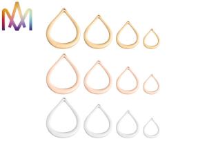 China Unisex Colored Polished SUS Hollow Drop Pendant wholesale