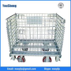 China Storage cage for warehouse storage wire mesh cage Metal storage cage wholesale