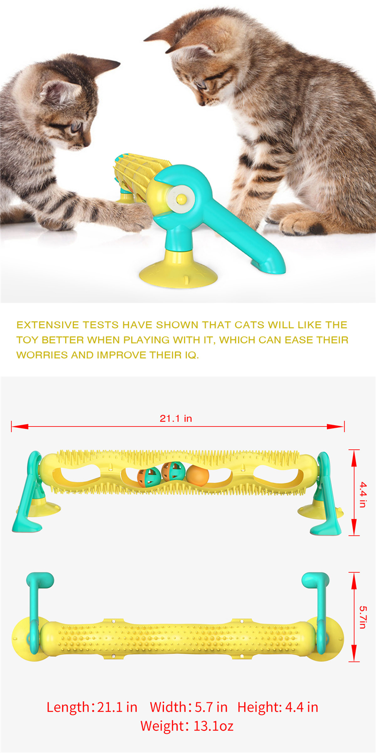 Manufacturer Custom Amazon Cat Track Ball Turntable Cat Interactive Toys