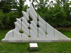 China White marble sculptures of Morden city for park wholesale