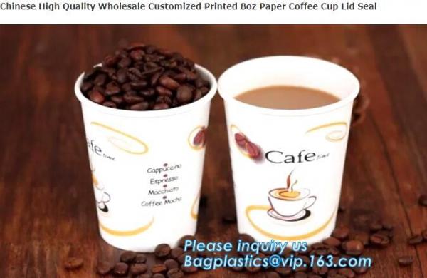 Custom made take away biodegradable PLA coffee disposable paper cups,Fully stocked biodegradable ripple paper cup PACKAG