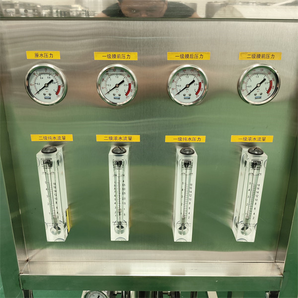 0.25 ton 2 Bottles RO Reverse Osmosis Water Treatment Filters Purify Machine in Wooden Case