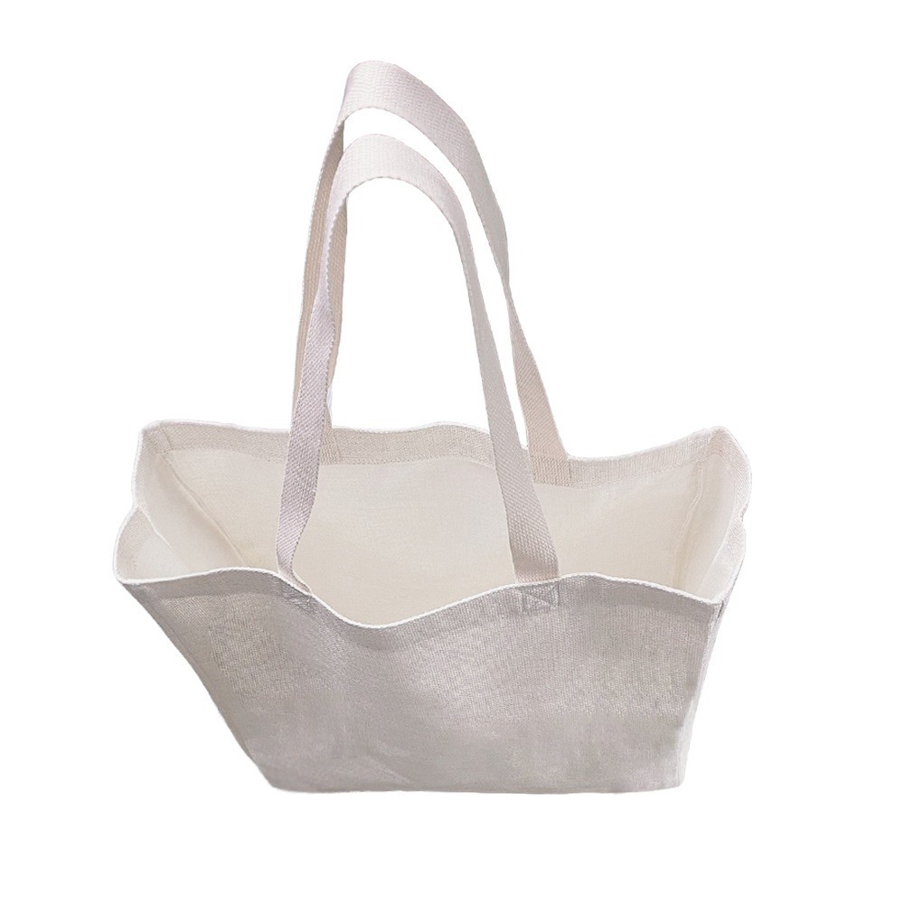 Custom Linen Blank Sublimation Tote Bag For Sublimation Heat Transfer Printing