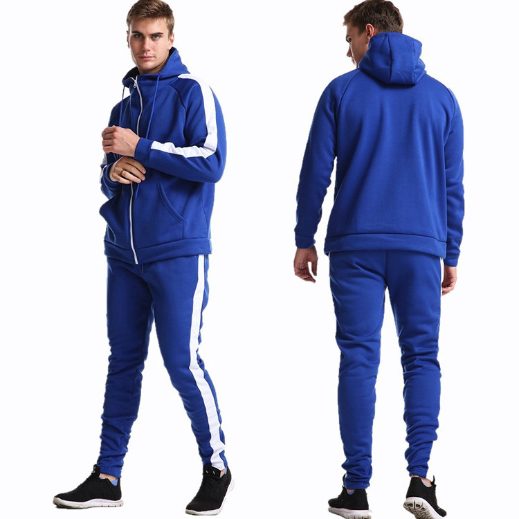 55% Polyester 45% Cotton Fashion Red Custom Outdoor Clothing Casual Long Sleeve Tracksuit