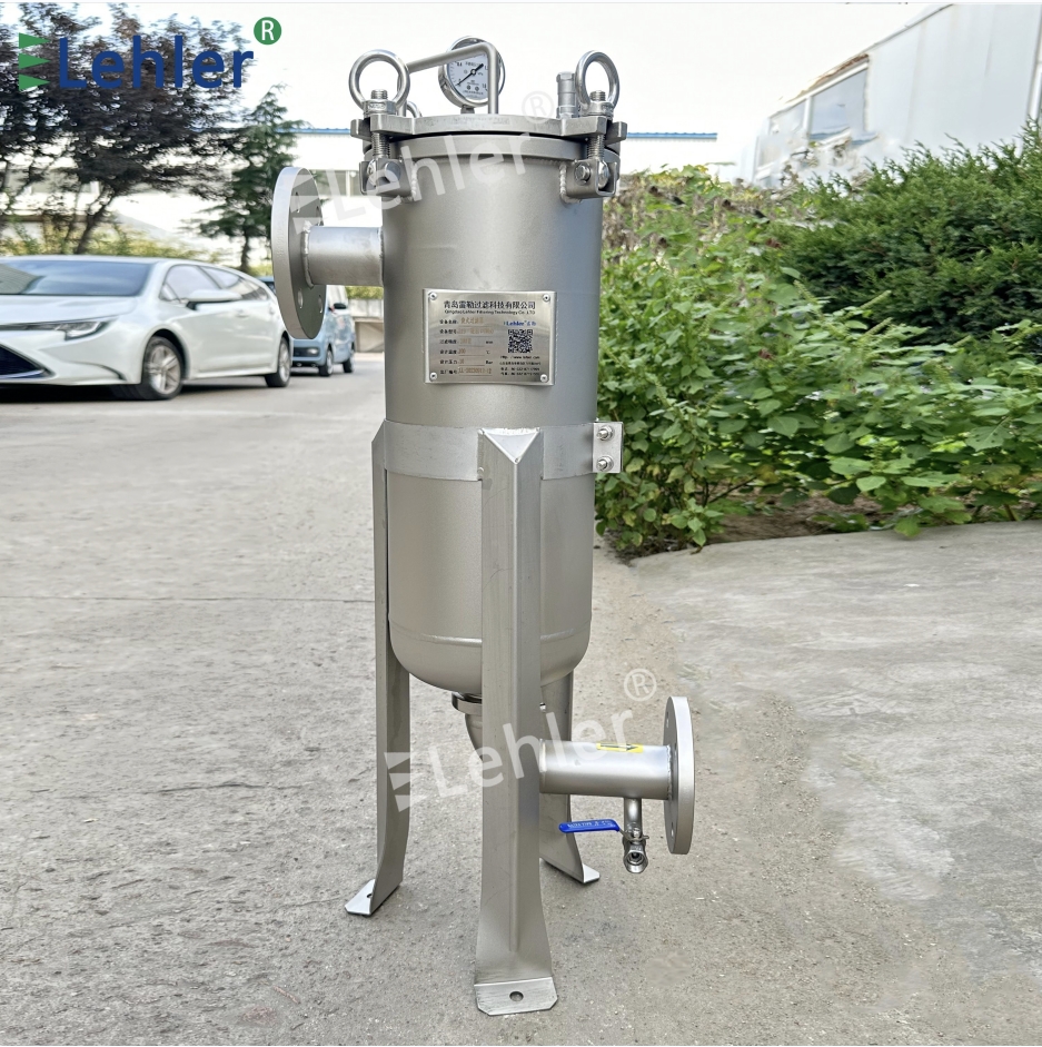 Bag Type Stainless Steel High Efficiency Pre Filtration Oil Filter With Housing For Edible Oil