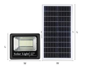 China Outdoor 100W 196pcs Solar Panel LED Flood Light wholesale