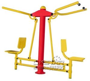 China Outdoor Fitness Equipments-ST Garden Exercise Equipment Outdoor Pull Chair For Elderly wholesale