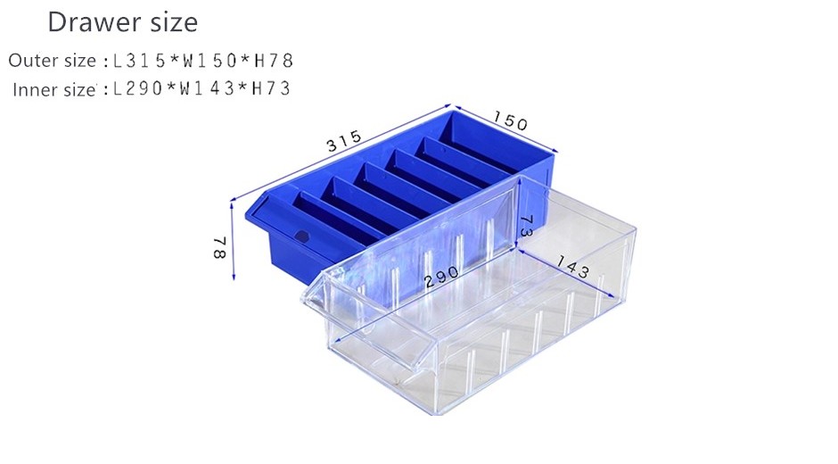 Powder Coating Finish Metal Locker Storage Cabinet Anti Rust