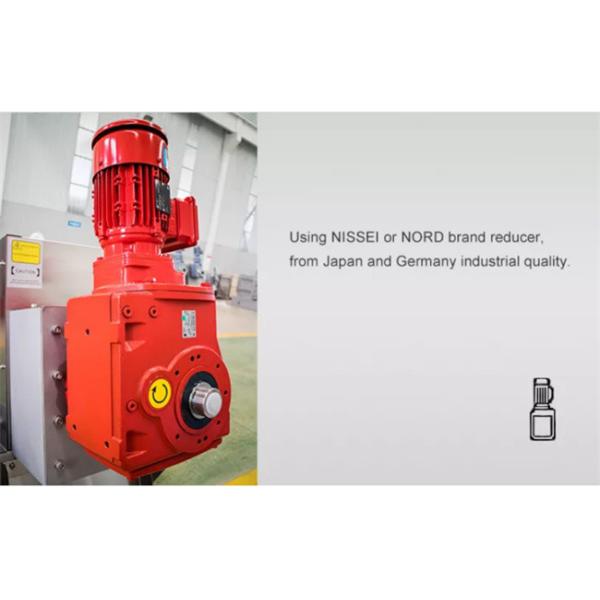 SS314 Sludge Dewatering Equipment 12kg/H Multi Disk Screw Press For Sedimentation Sludge