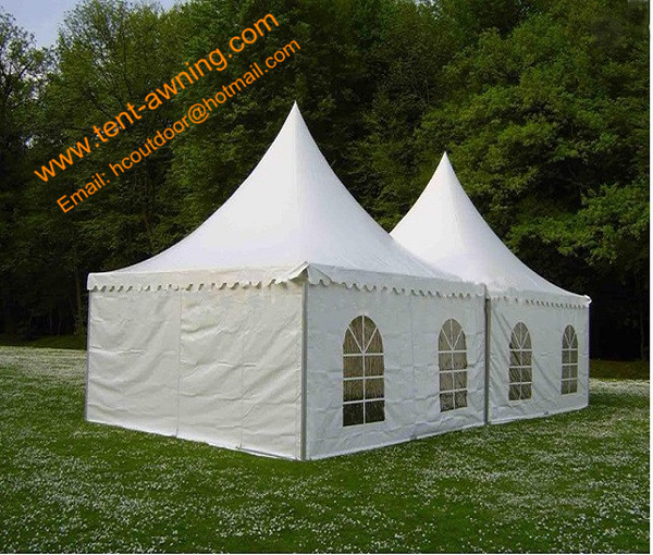 PVC Pagoda Canopy 5mx5m Fireproof Wedding Event Pagoda Tent for Party