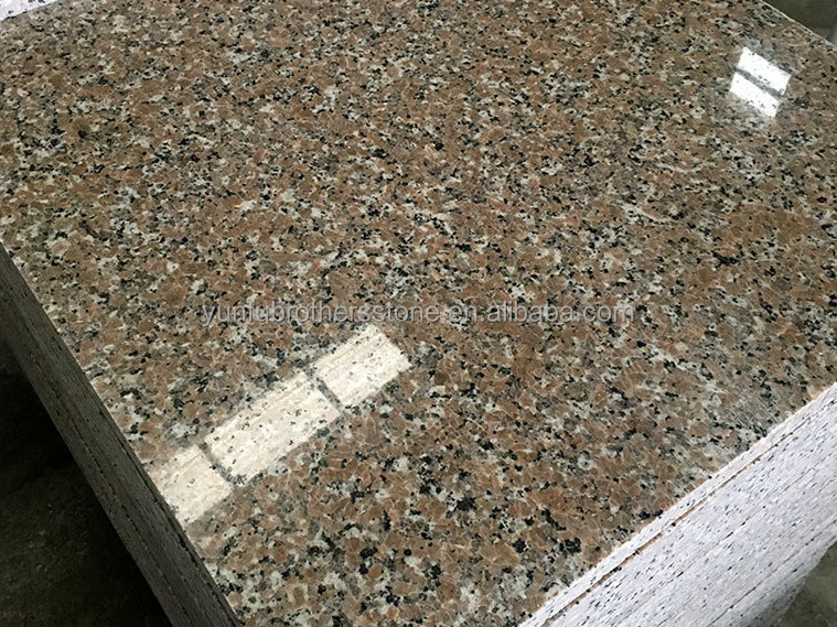 2700kg/m3 Granite Density G636 Slabs Modern Design Style for Villa Graphic Pink Porrno