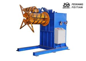 China FX-E Roll Forming Equipment Single Head Sheet Metal Decoiler Machine / Electric Uncoiler wholesale