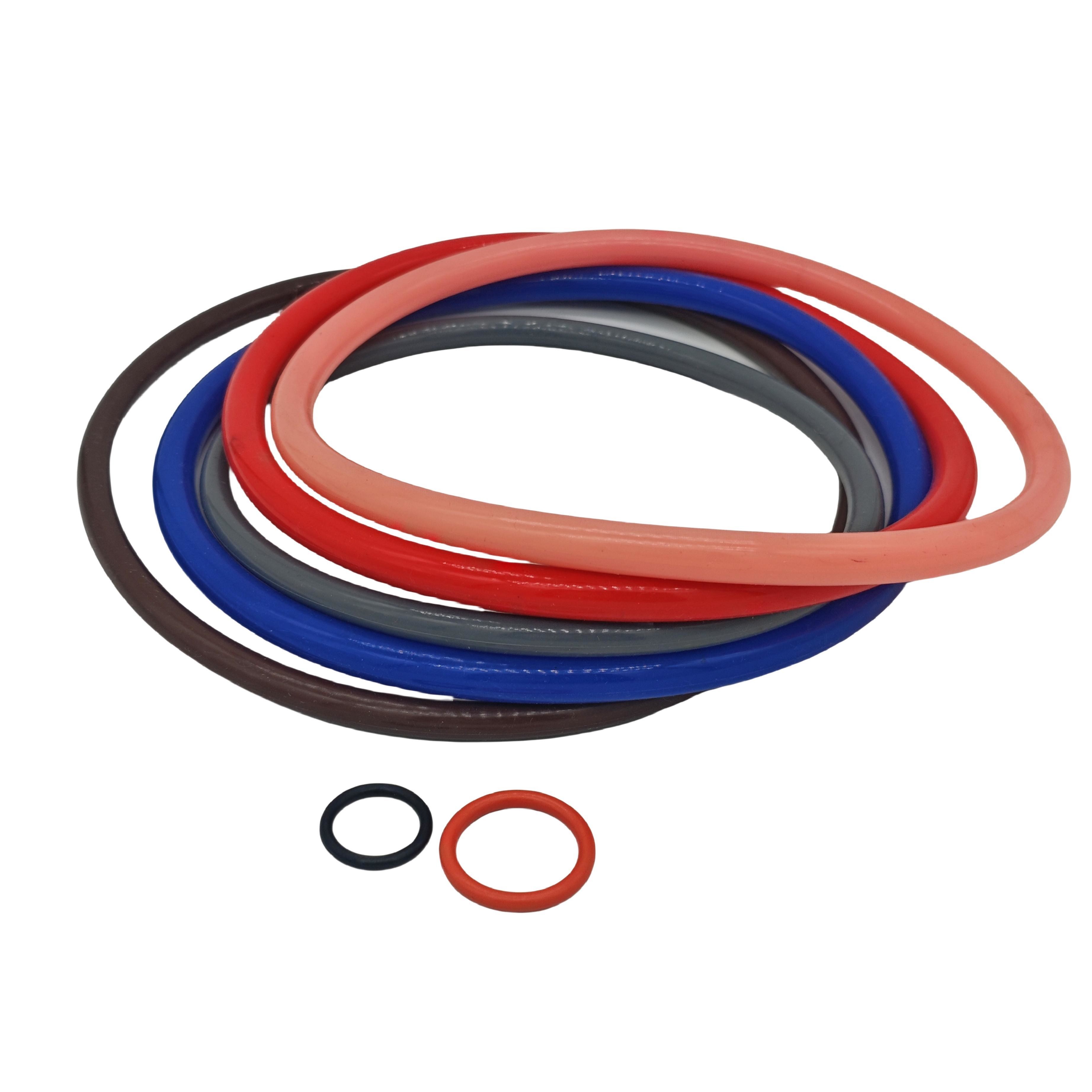 Custom Silicone Cylinder Gasket O Rings For Temperature Applications