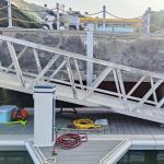 Ship Marine Aluminum Gangways , KS6001 Aluminum Walkway For Dock