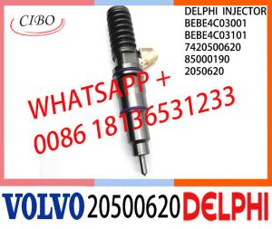 China Common Rail Fuel Diesel Injector BEBE4C03001 BEBE4C03101 20500620 85000190 7420500620 E1 for VOL 9.0 LITRE TRUCK wholesale