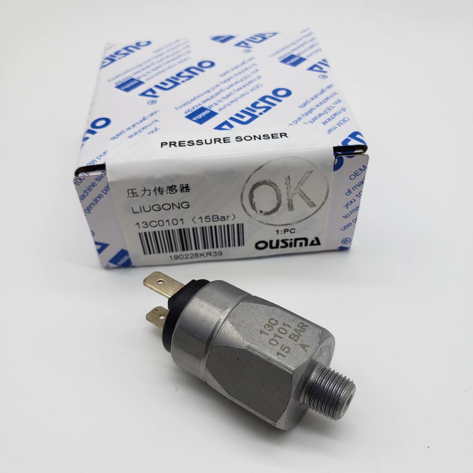 OUSIMA Eletric Excavator 13C0101 15 Bar Pressure Sensor