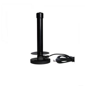 China F male IEC connector Black ABS Inoor Durable HDTV and FM Antenna Design Energy Star Certified wholesale