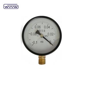 China 100mm Vacuum Pressure Gauge Manometer Bottom Mount 1 Year Warranty wholesale