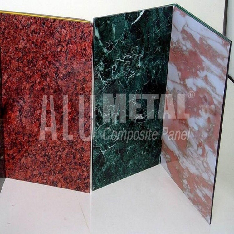 5mm 10mm 1220MM Aluminium Composite Panel For Roof PVDF ACP Sheet Sintered Stone