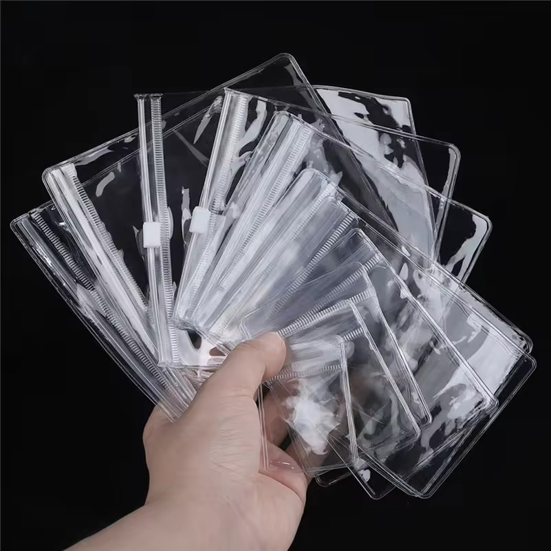 Hot Holographic Laser Reflective Pvc Zipper Bag for Cosmetics Packaging