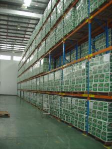 China Six Level Warehousing Heavy Duty Pallet Rack Cold Rolled Steel 7.5M Height wholesale