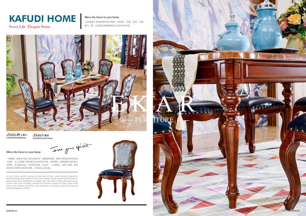 Vintage Classic Wooden Design Dining Room Furniture Dining Chairs
