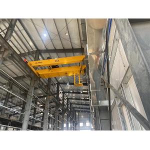Electric Double Girder Overhead Crane Hoist Traveling For Warehouse