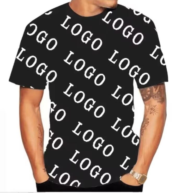 Customised All Over Sublimation Printing T Shirts 100% Polyester For Marathon