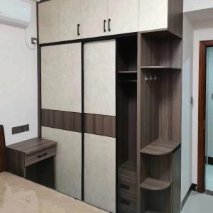 China Factory MDF Wooden Sliding Door Wardrobe Cabinet Adjustable OEM wholesale