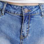 Color Fade Proof Women Denim Skinny Jeans , Pencil Fit Jeans For Ladies
