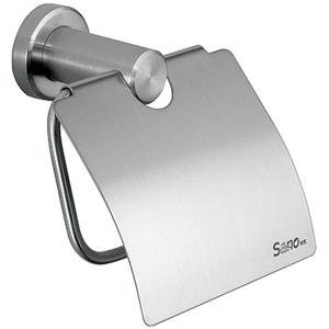 China Wall Mount Toilet Paper Roll Holder Satin Stainless Steel Tissue Holder wholesale