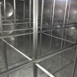 Cubic Sus304 Welding Water Tank For Family Healthy Drinking 1.2mm - 3mm Panel