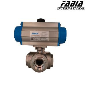 China 150-600 psi Pneumatic Ball Valve For Chemical, Petroleum, Electric Power wholesale