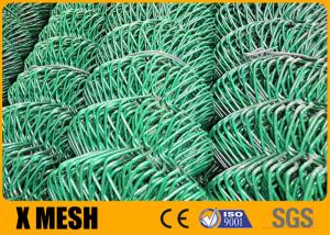 China Economical Green PVC Chain Link Mesh Fencing ASTM F668 wholesale