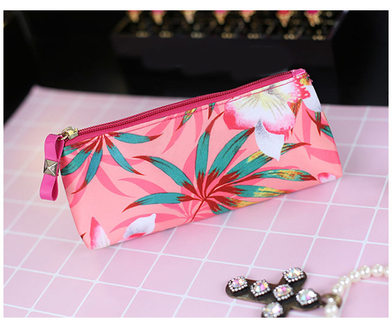 Travel PVC Clear Makeup Polyester Cosmetic Bag