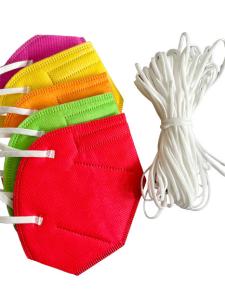 China 3.5MM 5MM White Earloop Elastic Cord Rope For Colour Masks wholesale