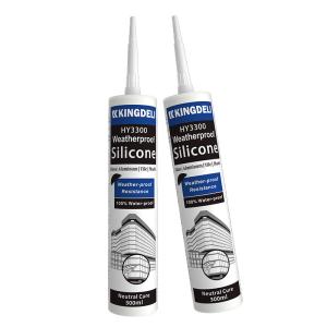 China 300ml Glass Sealant RTV Glue Weatherproof Silicone Construction Sealant Adhesive wholesale