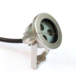 China 3*3W RGB/single color 316L Stainless Steel IP68 quality 9w led underwater fountain light wholesale