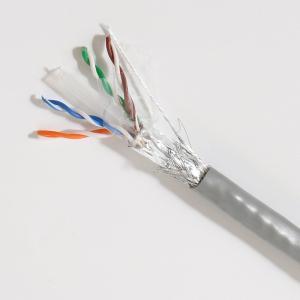 China Wholesale Bulk CAT6A SFTP 23AWG PVC Gray Jacket Cable Industrial-Grade Network Cable wholesale