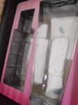 Beautiful customized cosmetic paper packaging box with plastic innertray