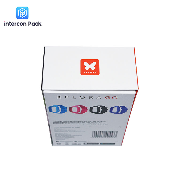 Intercon Pack Recyclable Cardboard Folding Boxes 21x9cm Children Watch Box