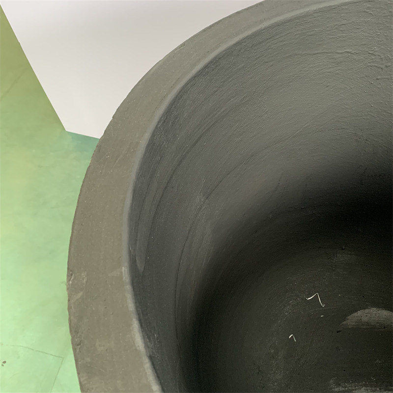 Ceramic Crucible Chemical Resistance Oval Type Crucible Isostatic Pressing Silicon Carbide Crucible