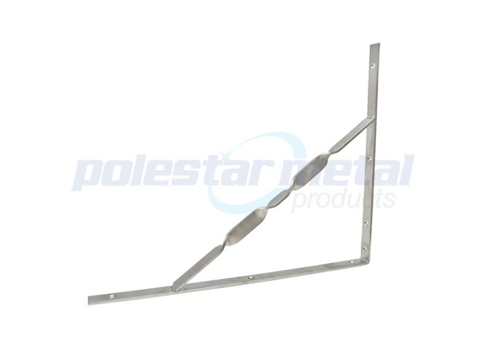 Hot Dipped Galvanised Construction Hardware Heavy Duty Wall Shelf Brackets 600 x 300 x 40mm
