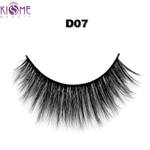 China Natural Round Soft Long Lasting False Eyelashes Synthetic Fiber Material wholesale