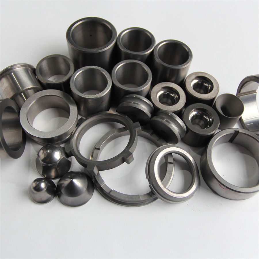 Custom Tungsten Carbide Sleeve Bushing Wear Parts For Petrochemical Pumps