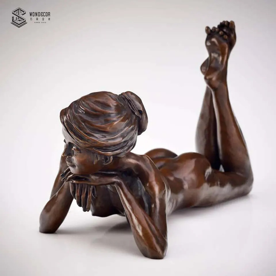 Nude Woman Bronze Statues Sculpture Metal Casting And Polishing Techniques