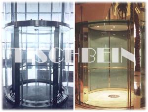 China 2000kg 2500kg Panoramic Glass Elevator Sightseeing Observation Lift Round Glass Wall With 2.0m/S Speed wholesale
