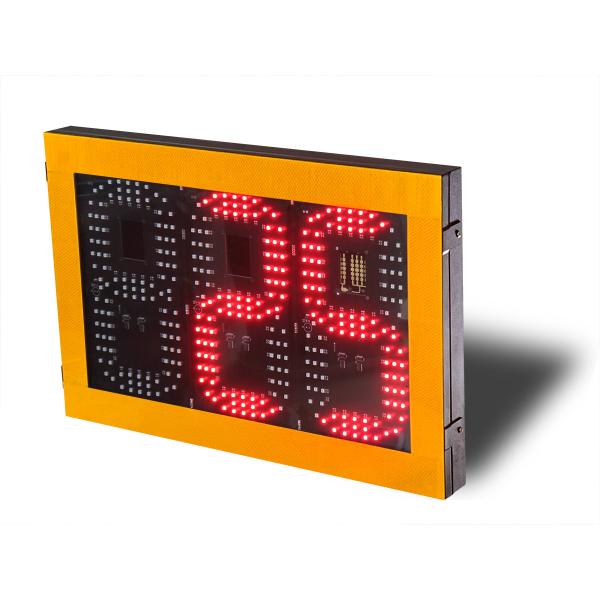 3 Digit Radar Speed Sign Costs With Red Green Color For Junction