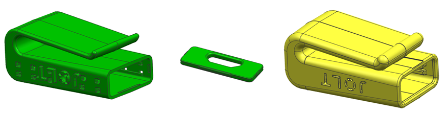 Cold Runner 2 Plus Over Mold 738H PC Rubber Injected Body And Endcap